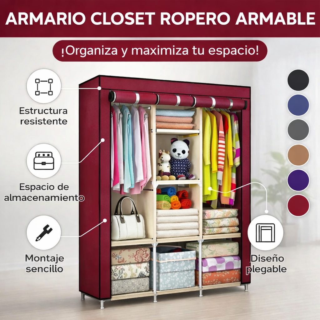 Armario Closet Ropero Armable