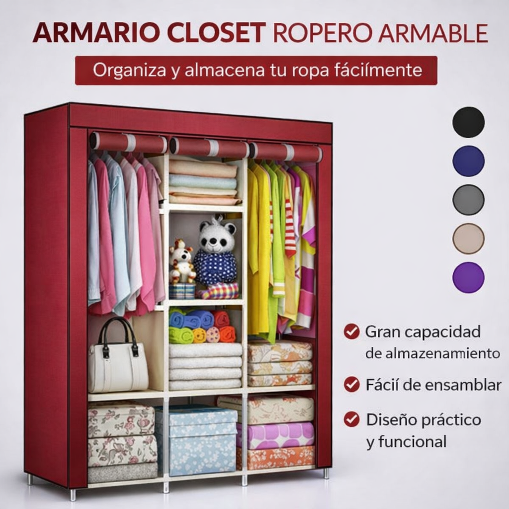 Armario Closet Ropero Armable